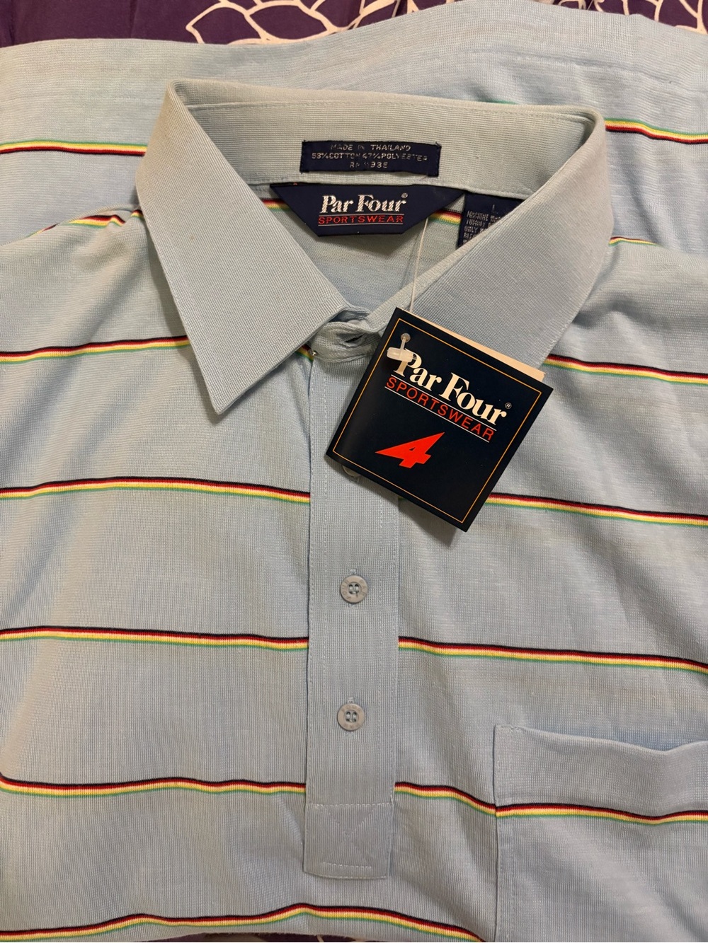 NWT Par Four golf shirt , front pocket